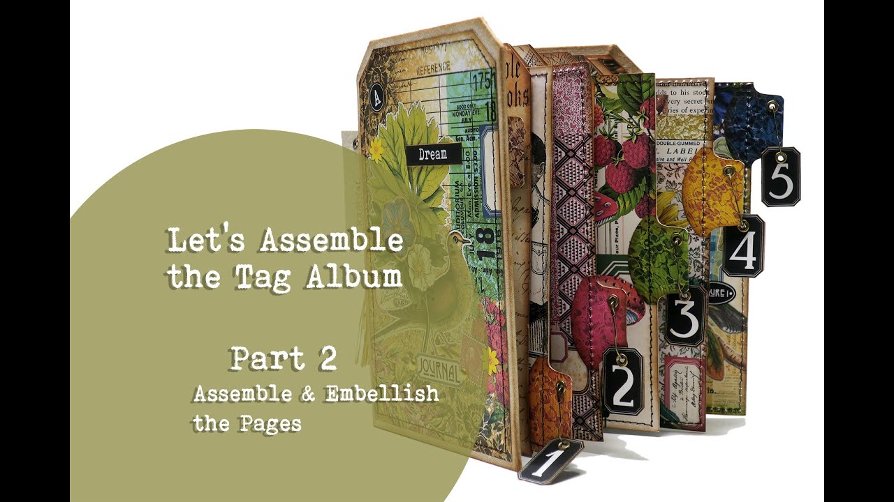 Tag Album - Embellishing the Pages - Part 2