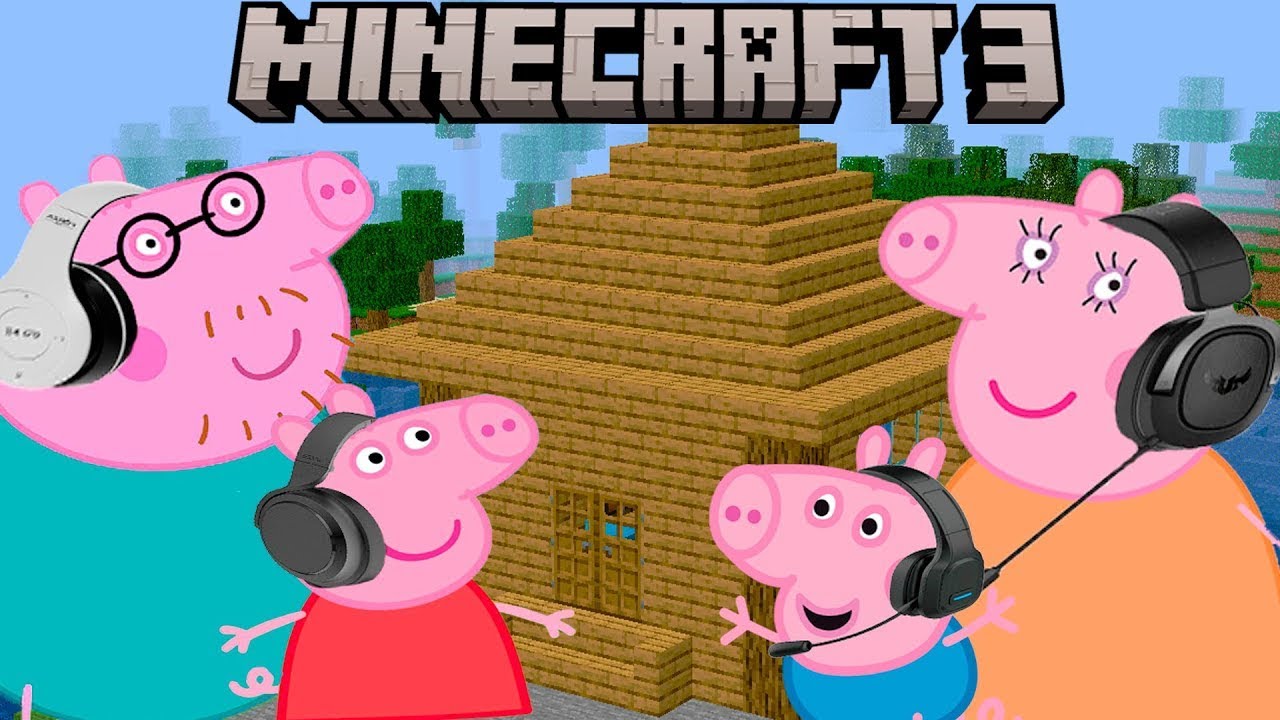 Peppa Pig Juega Minecraft 3