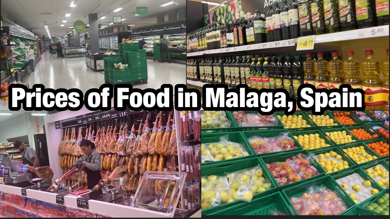 Prices of Food in Málaga, Spain - How Much do You Spend On Food?🇪🇸
