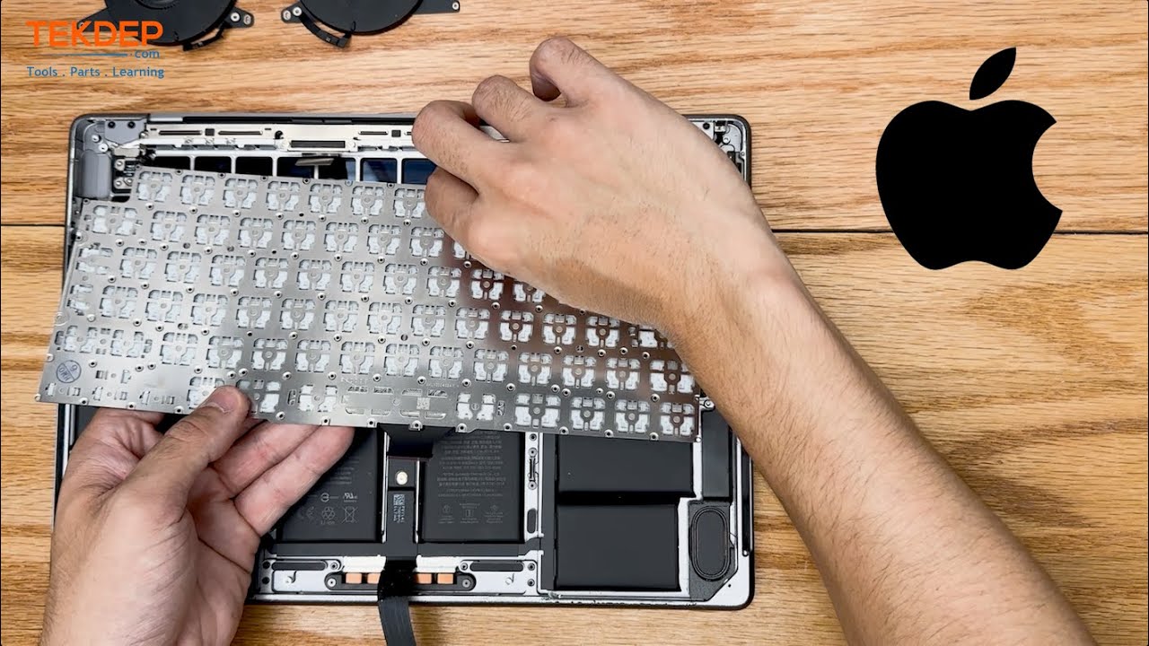 Замена клавиатуры на MacBook Pro M1 A2442 (2021)! Пошаговое руководство