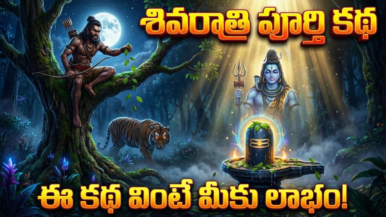 శివరాత్రి కథ Shivaratri Story Telugu Videos Maha Shivaratri Katha Siva ratri katha Tmixture Channel