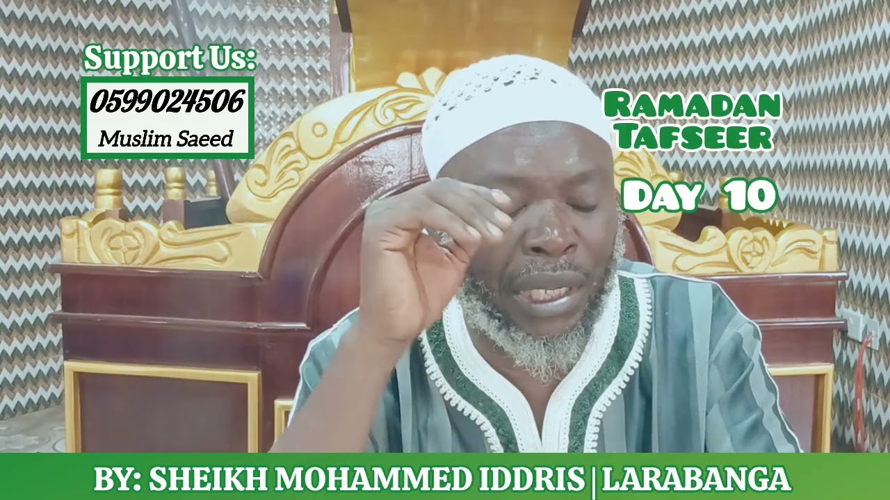 Ramadan Tafseer Day 10
