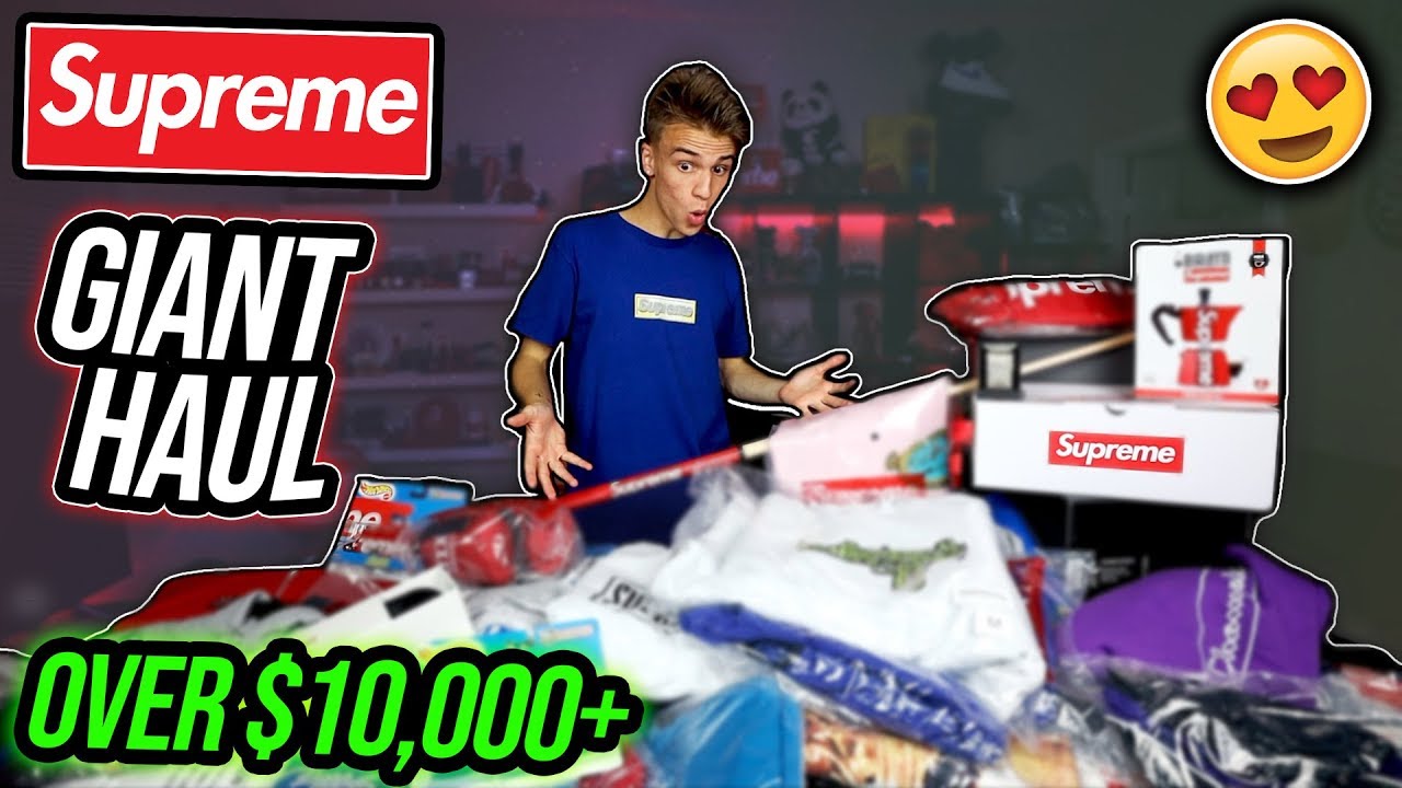 One of my Biggest Supreme Hauls EVER! ($10,000+ Unboxing!)