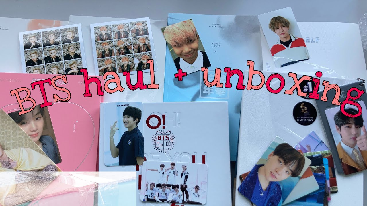 BTS Haul | unboxing 7 albums