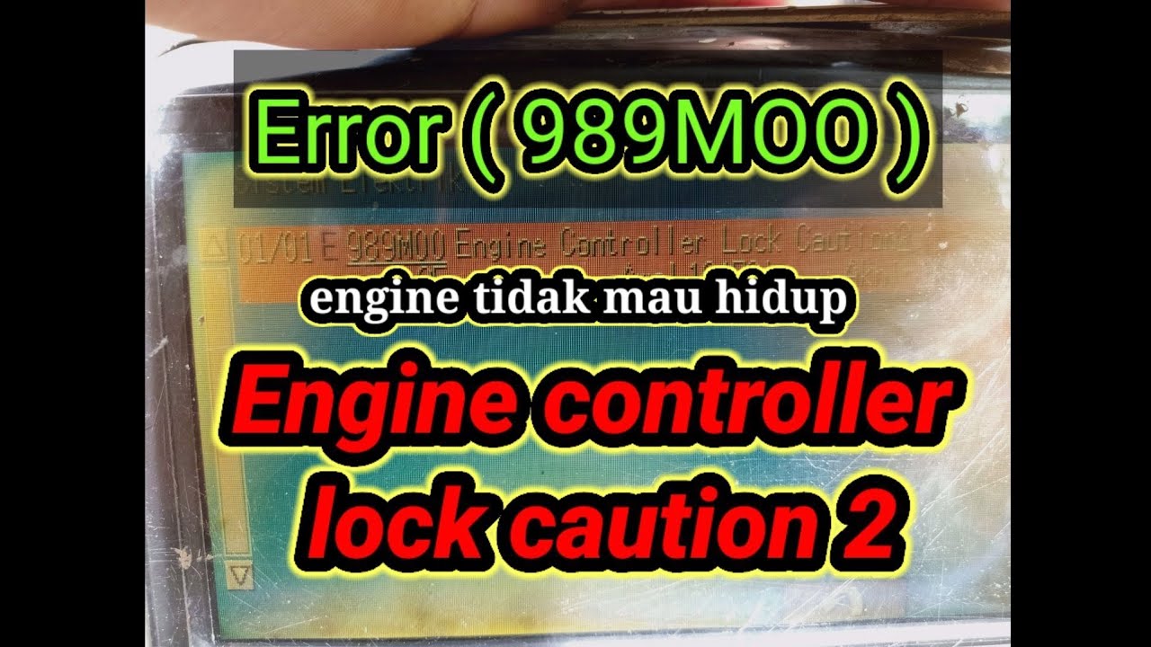 Cara cepat mengatasi troubleshooting_engine controller lock 2@Belajarmekanikpemula