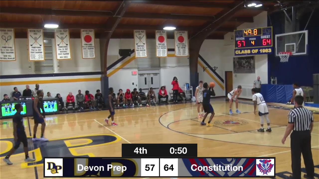 Devon Prep vs Constitution HS Varsity Basketball
