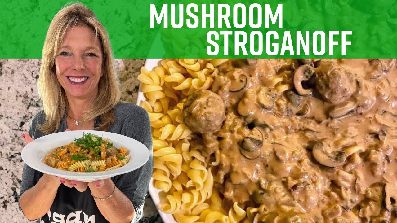 Quick and Easy Vegan Mushroom Stroganoff| Kathy's Vegan Kitchen