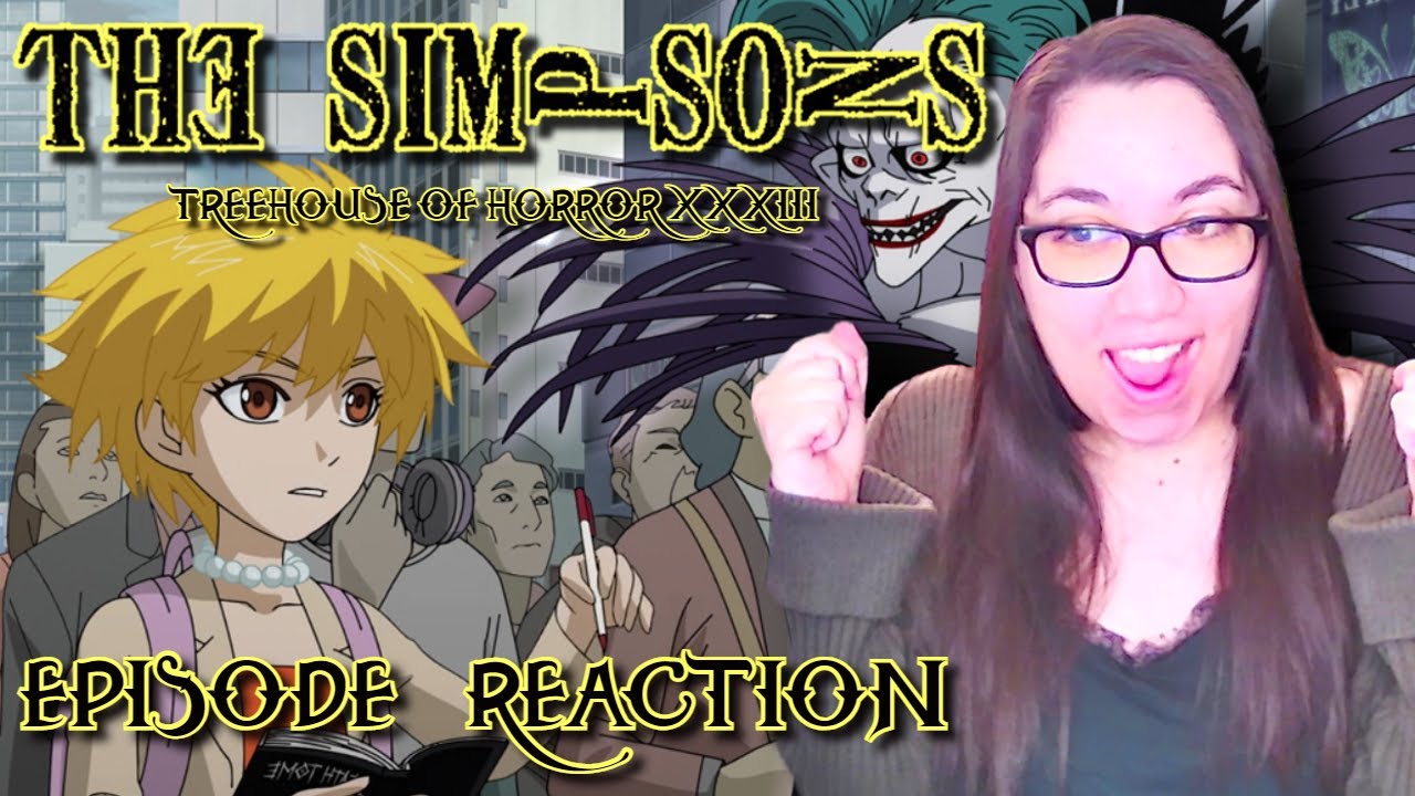 The Simpsons Death Note Episode REACT & REVIEW [season 34 ep.6]