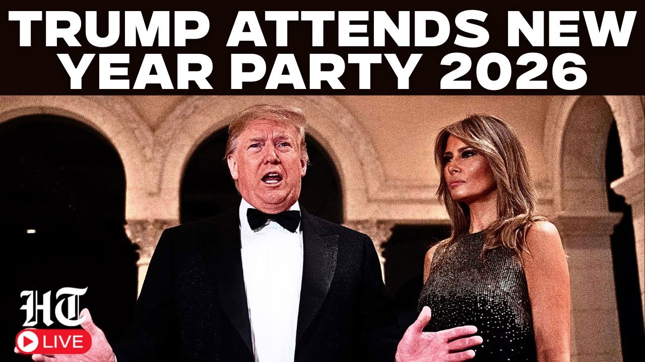 Trump LIVE | Donald Trump LIVE On New Year 2026 |  Trump Attends New Year's Eve Party | US News LIVE