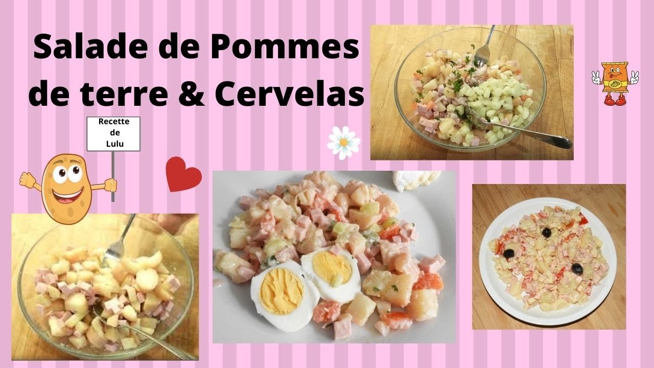 Salade de pommes de terre / cervelas - Recette de Lulu