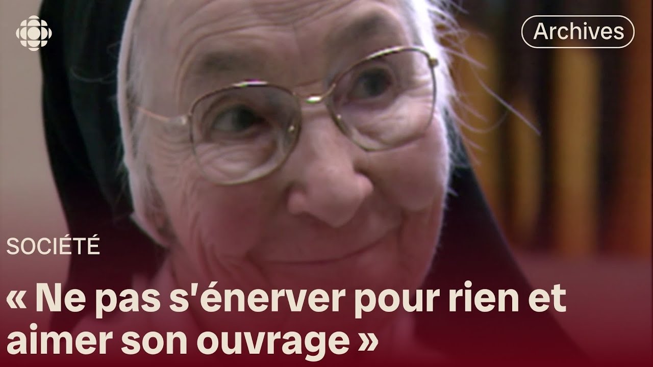 Sœur Alexina Morin, spécialiste de la fabrication d'hosties