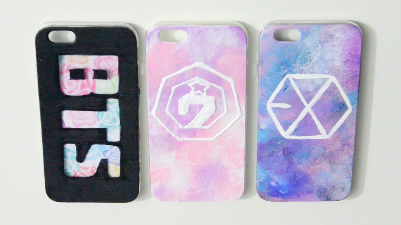 DIY Kpop Phone Case Ideas - GOT7, BTS & EXO | heyimvicky