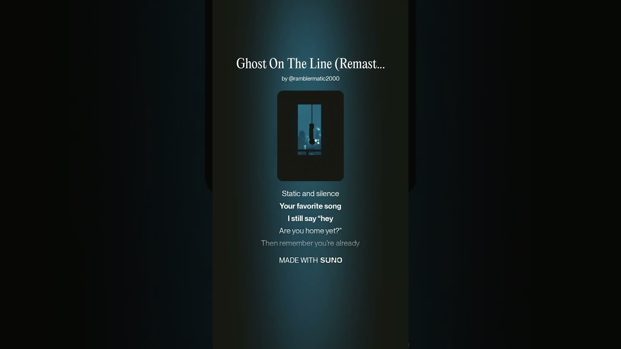 Ghost On The Line (Remastered) - (Dark Industrial Metal) - Dedicated to Pandasimone
