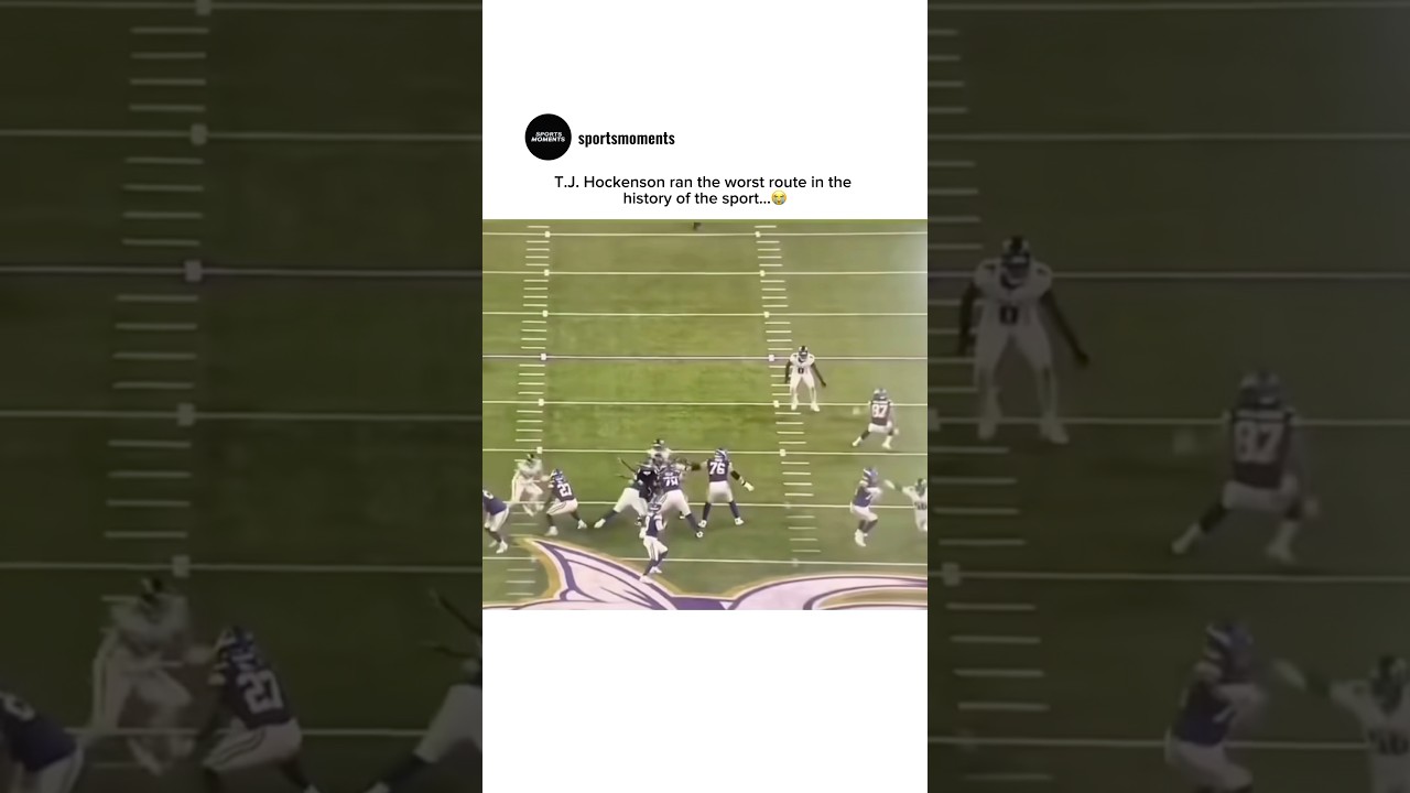 Tj Hockenson needa work on his routes 😭😂