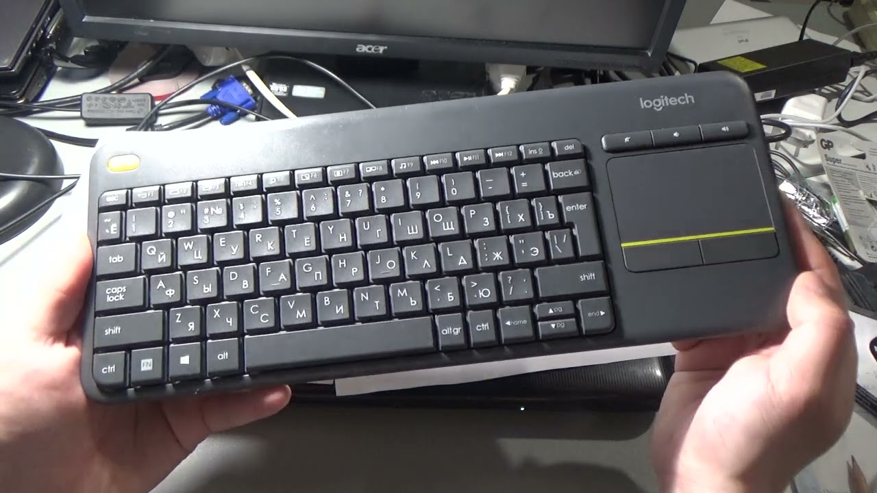 Обзор Клавиатура logitech K400+