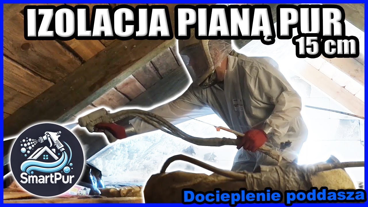 OCIEPLANIE PODDASZA pianą PUR | SmartPur – izolacje natryskowe woj. Pomorskie