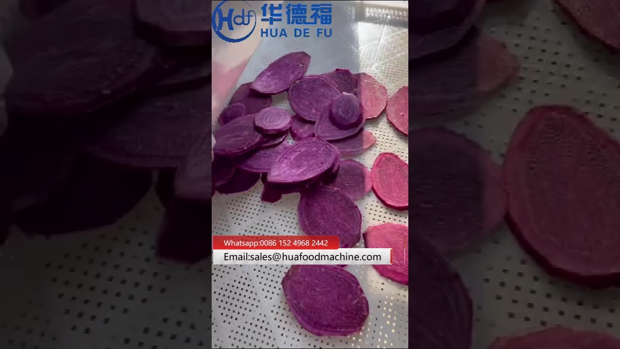 Root Vegetable Slicing Machine For Sweet Potato