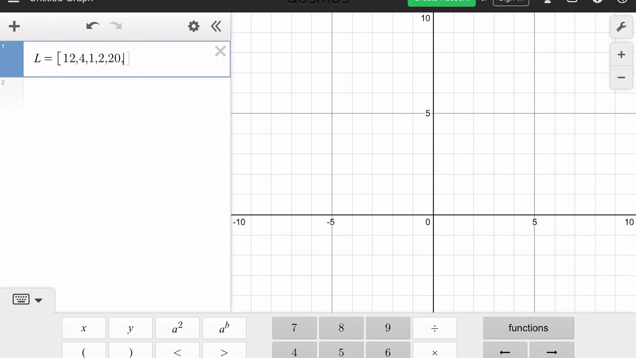 How to Create a Box and Whisker Plot on Desmos