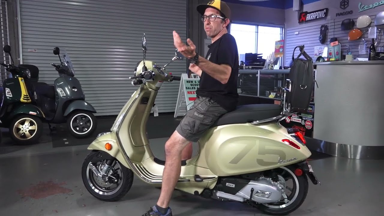 NEW 2021 Vespa Primavera 75th Anniversary Edition Review