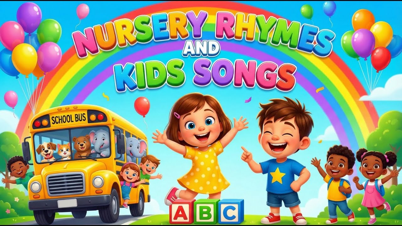 Best Nursery Rhymes Collection 🌟 | Wheels on the Bus + Farm Animals + Counting Songs