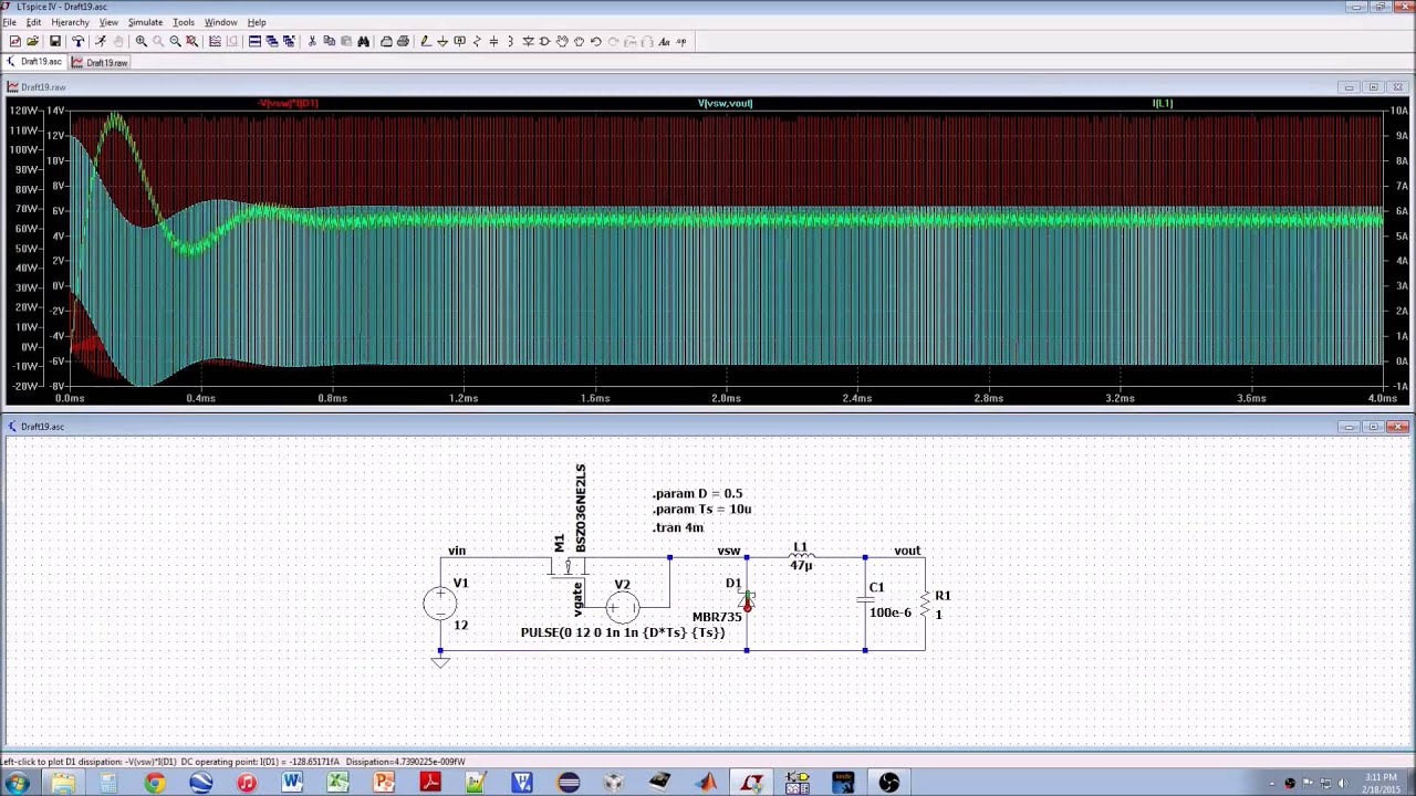 LTSpice IV Buck Converter