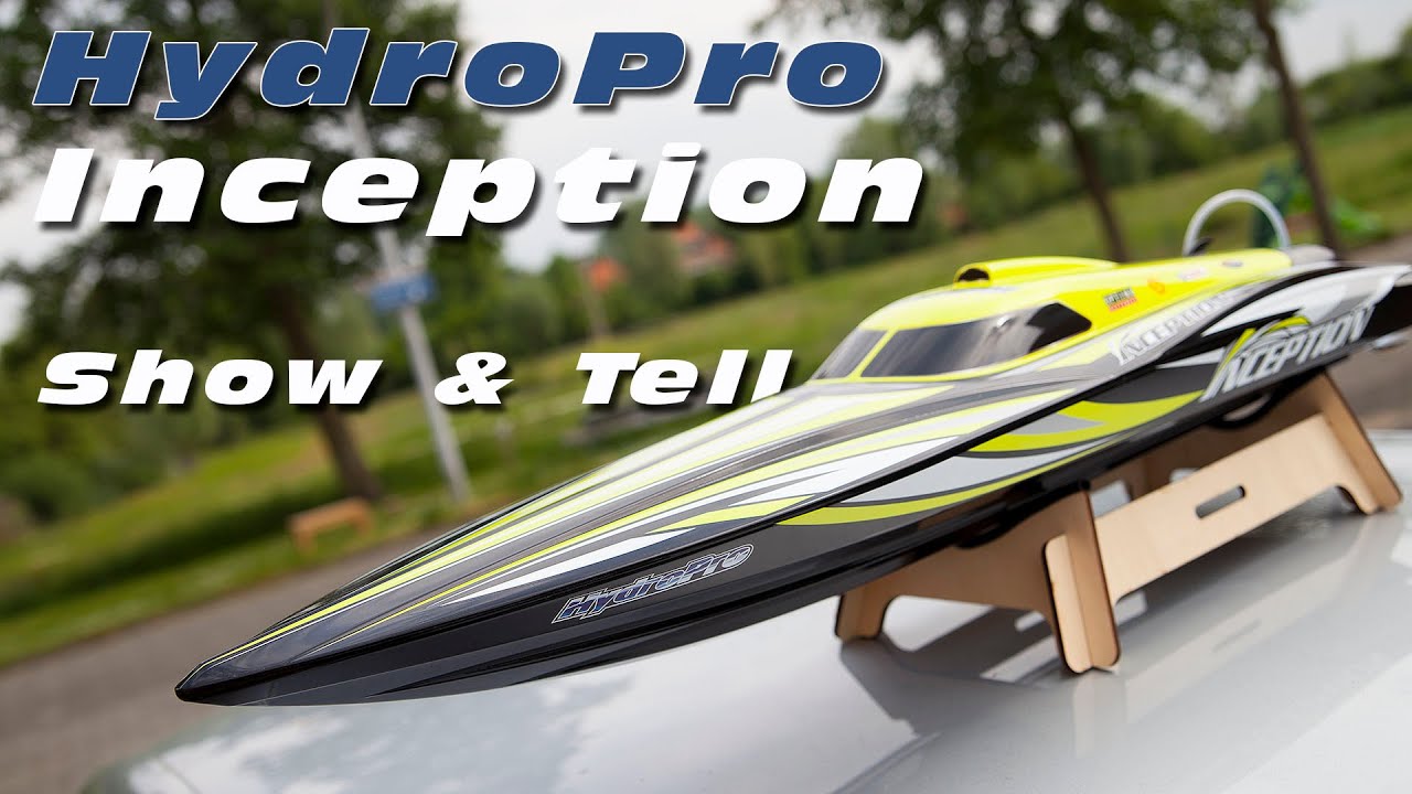 HobbyKing / HydroPro Inception! 950mm Deep V Speedboat - Show & Tell!