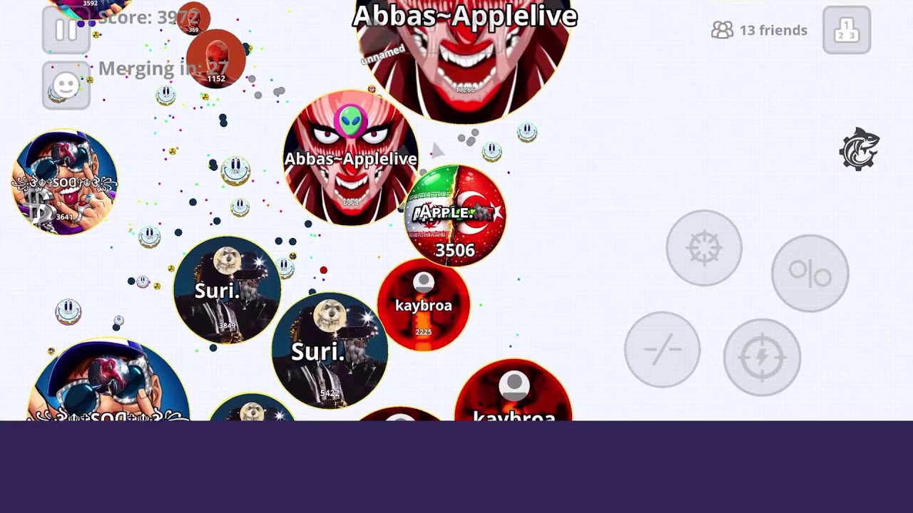 ⛔Agar.io Server⛔ Agario on Mobile with #bots  #AppleAgarLive #Live #Agario #giveaway #100