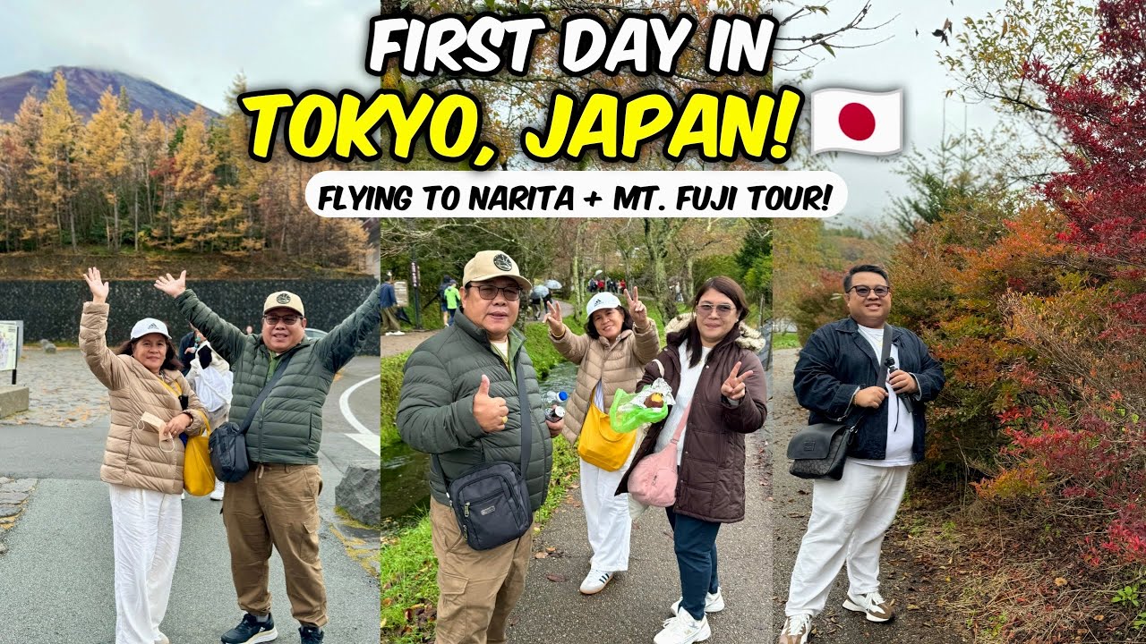 Starting our 11-Day Trip in Tokyo! Flying to Narita + Mt. Fuji Tour! 🇯🇵🗻 | JM Banquicio