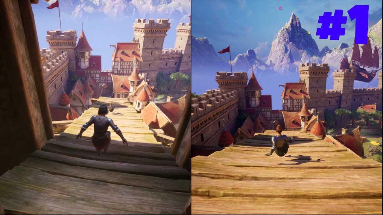 Split Fiction &mdash; совместная игра для двух игроков на разделенном экране, локальный игровой процесс...