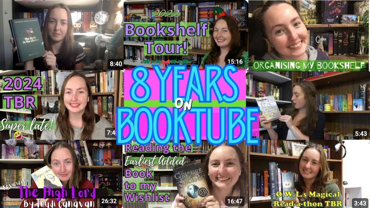 8 Years on Booktube! | Anniversary Video