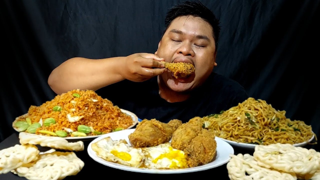 MENU SAHUR 4 BUNGKUS NASI GORENG+MIE GORENG AYAM KENTUCKY....