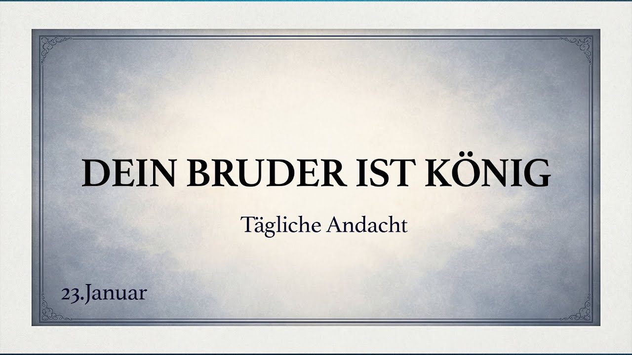 Wenn du müde bist: Schau auf Immanuel | Spurgeon Andacht (deutsch)