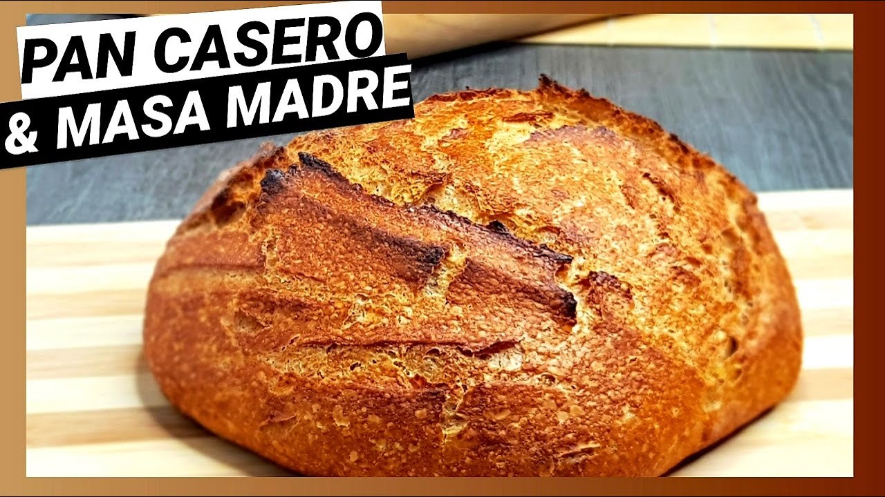 PAN con MASA MADRE // Receta Pan SEMI INTEGRAL // ¿ Receta Fácil y Rápida ?