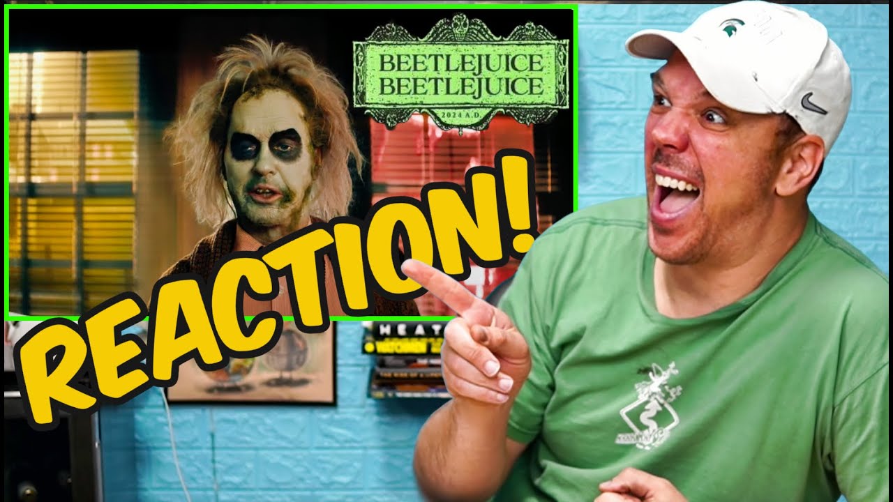 BEETLEJUICE BEETLEJUICE TRAILER REACTION!