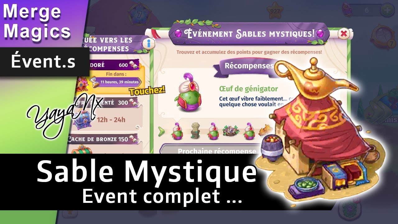 Merge Magic Fr - Sables mystiques - EVENT Complet -🧞​​🏜️​🦂​
