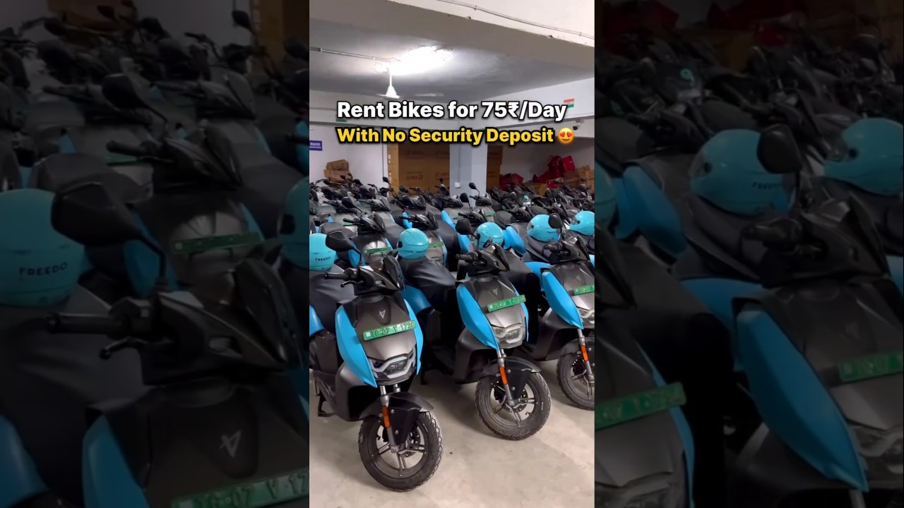 JUST  ₹75/DAY BIKE RENT #bikerental #travel #hyderabad #bike