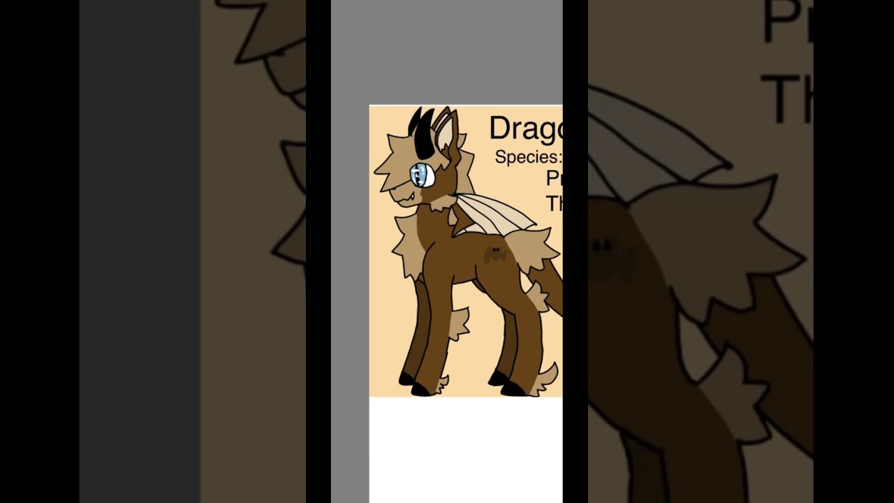 Timelapse of dragonhoof remake #mlpoc this is my persona