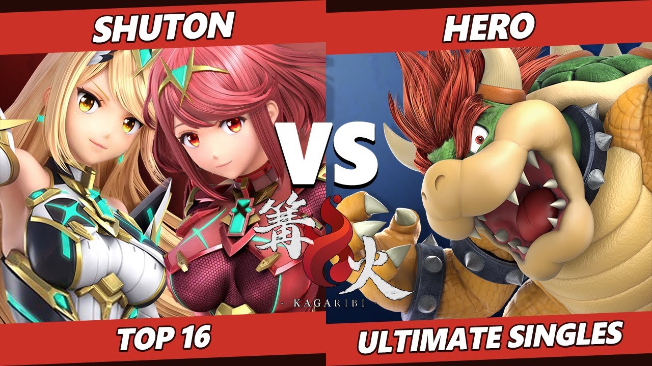 Kagaribi 7 Top 16 - Shuton (Pyra Mythra) Vs. Hero (Bowser) SSBU Ultimate Tournament