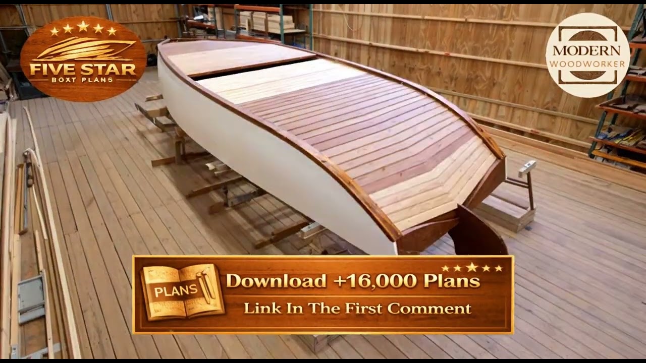 Incredible Chesapeake Deadrise Build Using This Genius Boat Building PDF