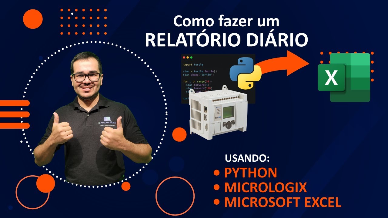 Python + RSlogix 500 (Micrologix) + MS Excel | Relat&oacute;rio Di&aacute;rio com Excel
