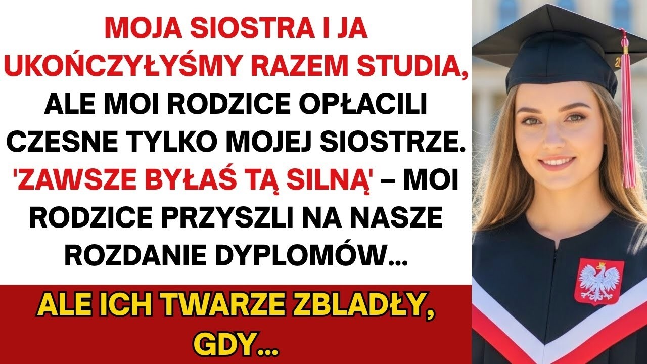 Rodzice płacili tylko za studia siostry—zamarli gdy dostałem stypendium 100 tys zł i wymarzoną pracę