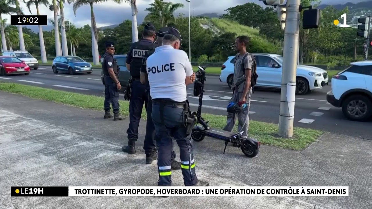 Le danger des trottinettes électriques à La Réunion