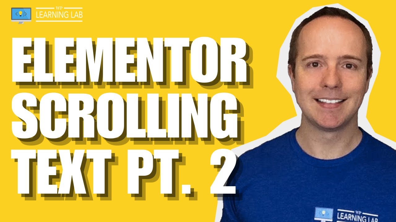 How To Add More Functions To Your Scrolling Text In Elementor Without A Plugin- Marquee In Elementor