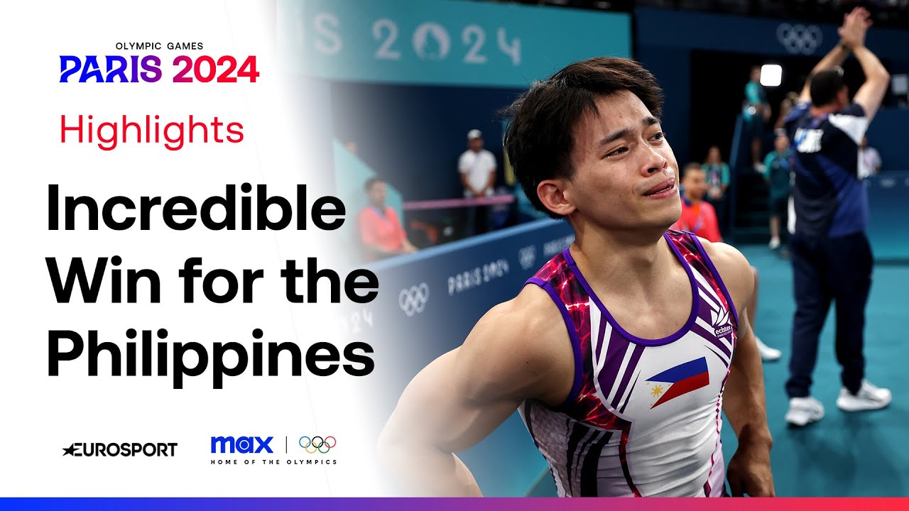 EMOTIONAL! 🥹 | Philippines win Gold in Artistic gymnastics Men's Floor Final 🇵🇭 | #Paris2024