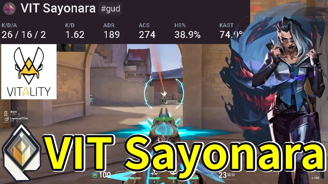 【VIT Sayonara】Fade on Corrode 26/16/2【VALORANT】【RANK POV】