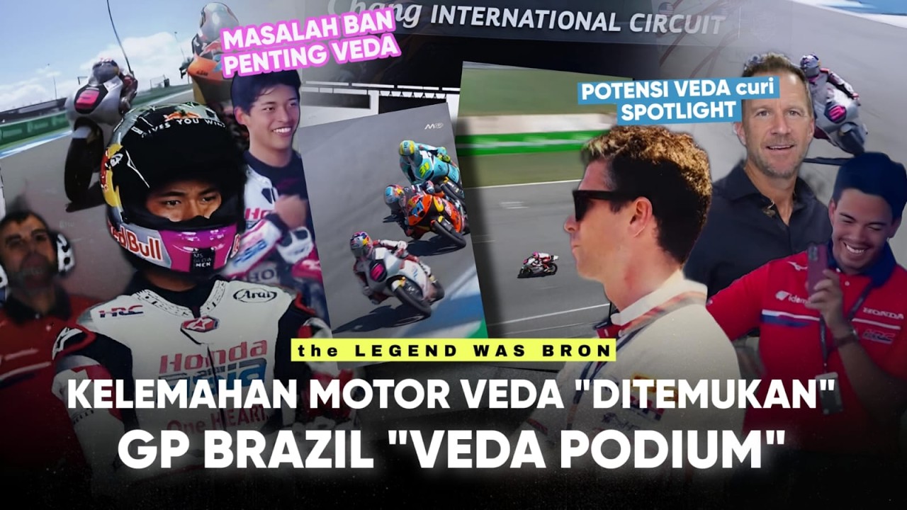 Manajer Honda Bereaksi Mental VEDA “Kelemahan MOTOR dan BAN VEDA ditemukan” GP Brasil Veda PODIUM!