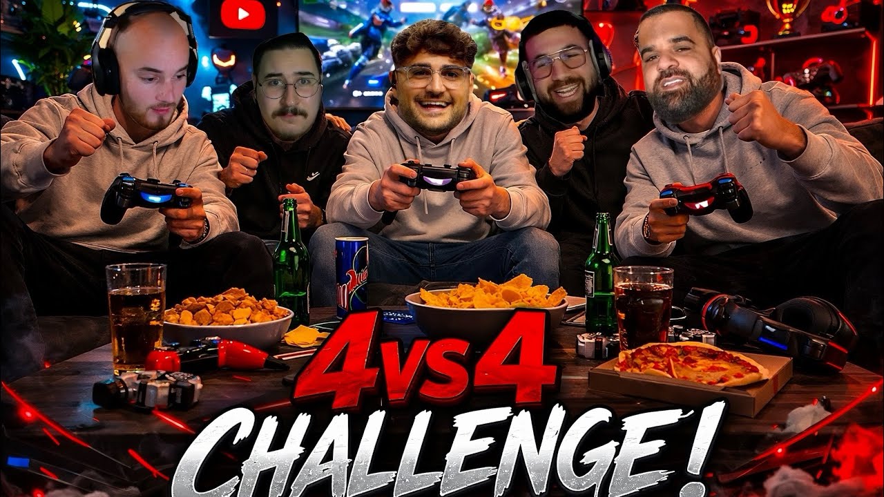 WAS EIN SQUAD🤯😂Lustige 4 VS 4 GAMING OLYMPIADE mit Eli, Mert, Abdu, Marli, Ali & Co🔥| EliasN97 Uncut