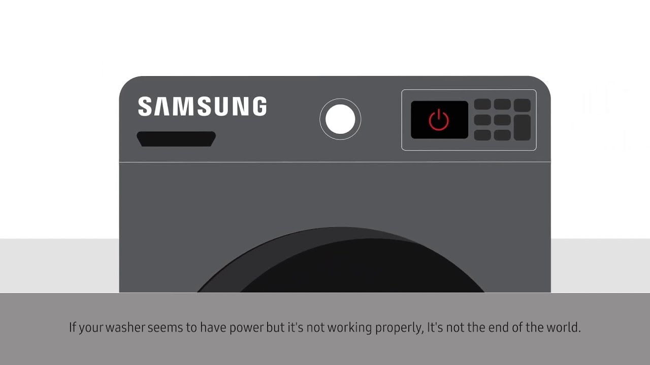 Troubleshooting | What to do if washer's panel does not respond | Samsung