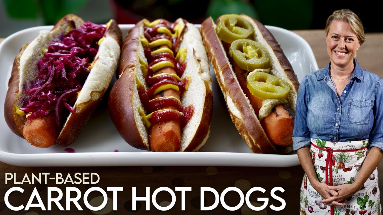 My SECRET to Perfect Carrot Hot Dogs ❤️ Even Meat Eaters LOVE These!