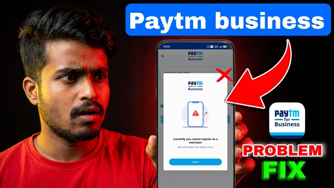 Paytm Business Account Register Nahi Ho Raha? | Currently You Cannot Register as Merchant Fix 2026